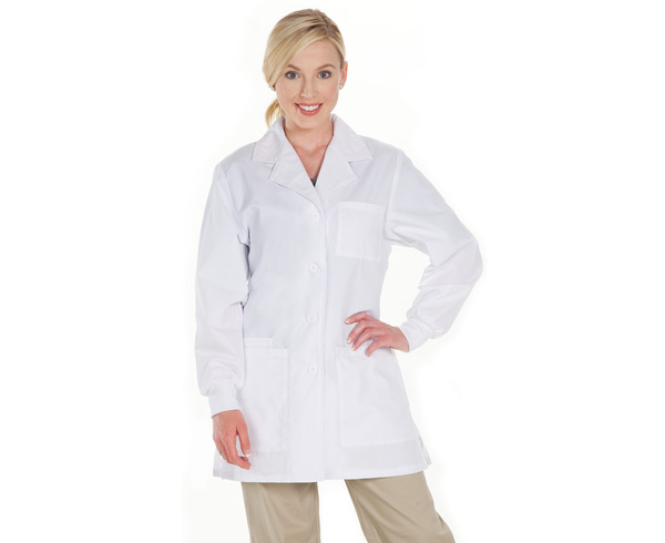 Women's Fashion Lab Coat, XS, White < Prestige Medical #5820-XS 