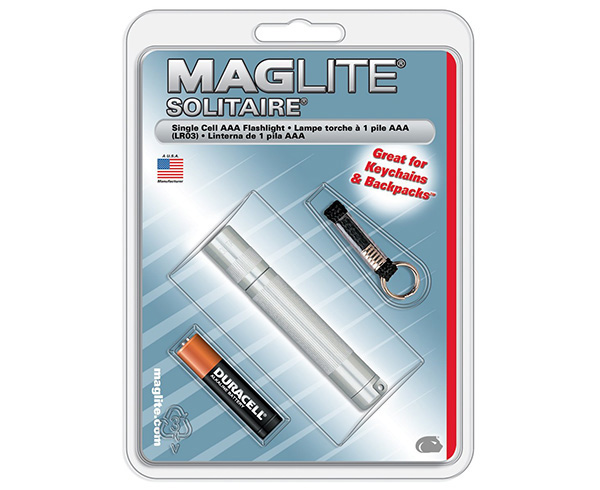 Solitaire Flashlight w/ Key Lead, 1 Cell AAA < Maglite 