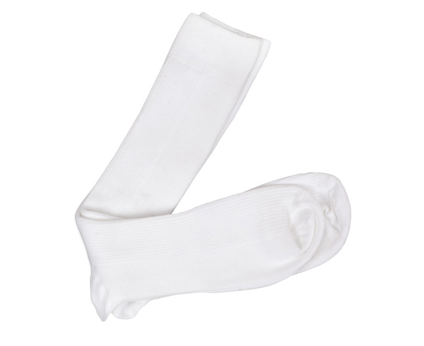 Regular Nurse Compression Socks, White < Prestige Medical #396-WHT 