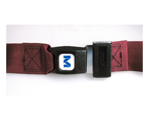 Nylon Backboard Strap 7' w/ Metal Push Button Buckle - Maroon < Morrison Medical #1208MA 