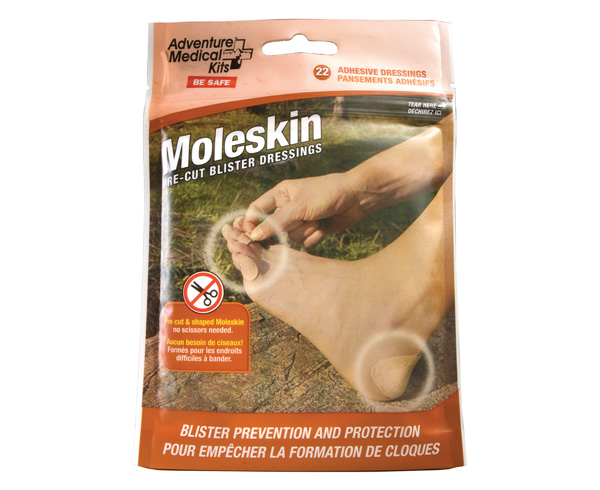 Moleskin, Pre-cut and Shaped < Adventure Medical #0155-0400 