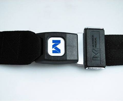 Backboard Strap, Polypropylene Webbing, Metal Push Button Buckle, 4', Black < Morrison Medical #1318BK 