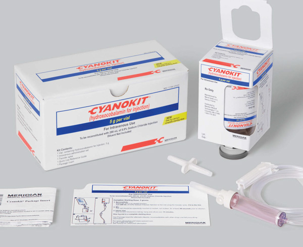 CYANOKIT, 5g Vial < Meridian Medical Technologies 