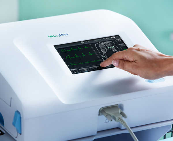 CP 150 Electrocardiograph (ECG), Interpretive, 12 Lead < Welch Allyn #CP150A-1ENB 