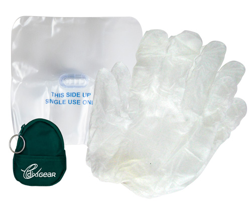 Gotcha Covered CPR Barrier Shield Kit Keychain < DixiGear #158130 