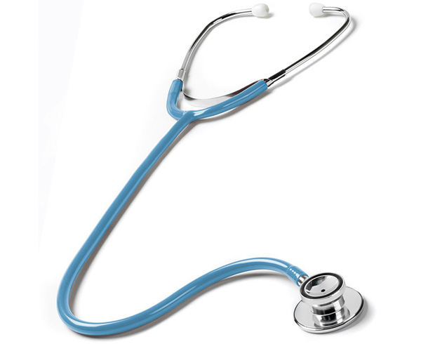 Dual Head Stethoscope in Box, Adult, Ceil Blue < Prestige Medical #108-CBL 