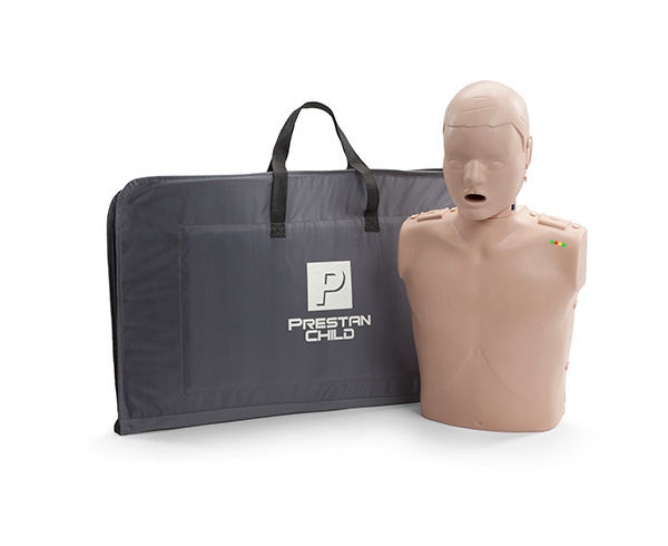 Professional CPR/AED Training Manikin w/ CPR Monitor, Child, Medium Skin < PRESTAN #PP-CM-100M-MS 