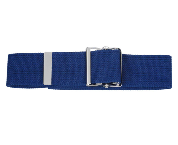 Cotton Gait Belt with Metal Buckle, Royal < Prestige Medical #621-ROY 