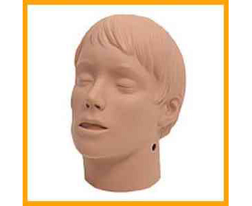 Transport/Rescue Head/White < simulaids #2704 