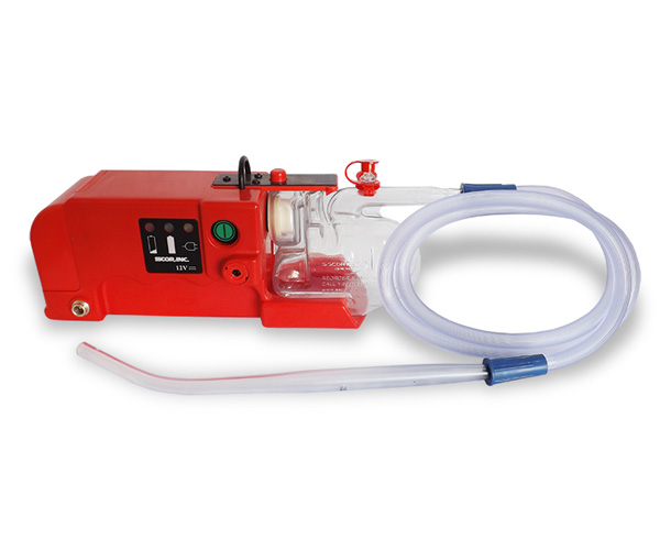 S-SCORT JR. Quickdraw Handheld Suction Unit, 12V Battery, Red < SSCOR #2400 