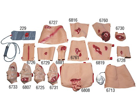 Casualty & Moulage Projectile Entry & Exit Of Arm < simulaids #6728 
