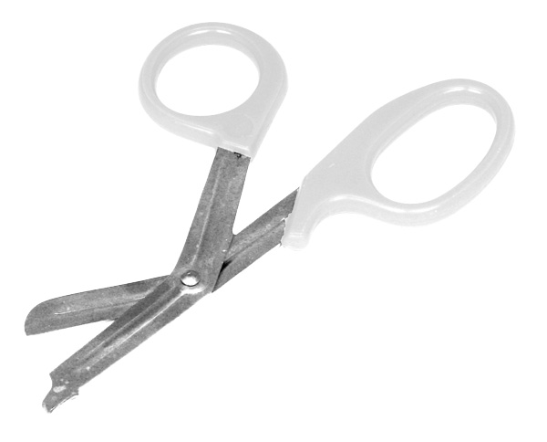 Paramedic Shears, 7 1/4", White < 