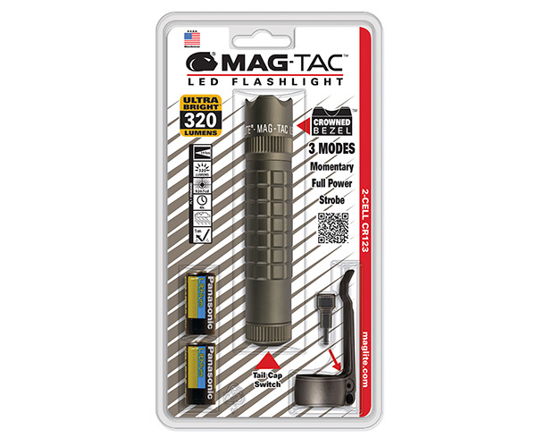 MAG-TAC LED Flashlight, 2 Cell, CR123 < Maglite 