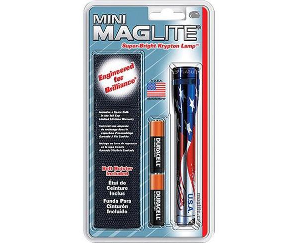 Mini Maglite LED Flashlight Holster Combo Pack, 2 Cell AA < Maglite 