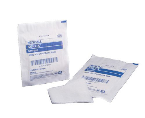 Kerlix Sterile Sponges, 4" X 4", Pack/10 < Kendall #6120 