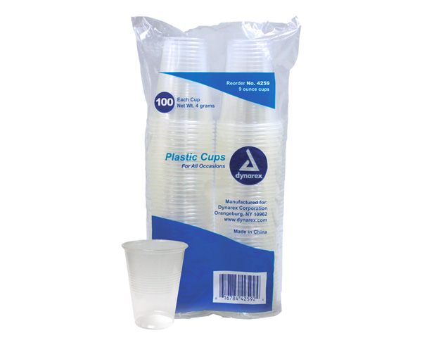 Drinking Cups, 9 oz, Case/2,500 < Dynarex #4259 