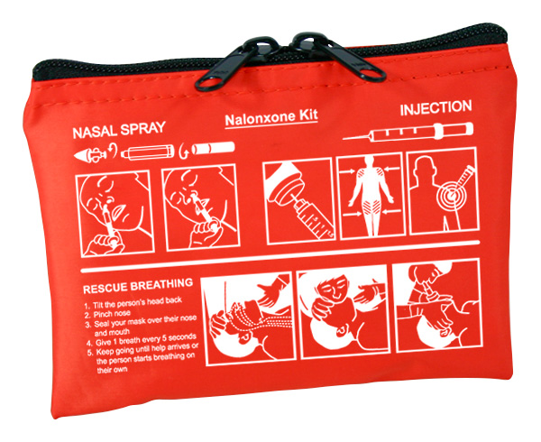 Naloxone Kit Pouch w/ Instructions Pictograph < Iron Duck #NALOXPIC 