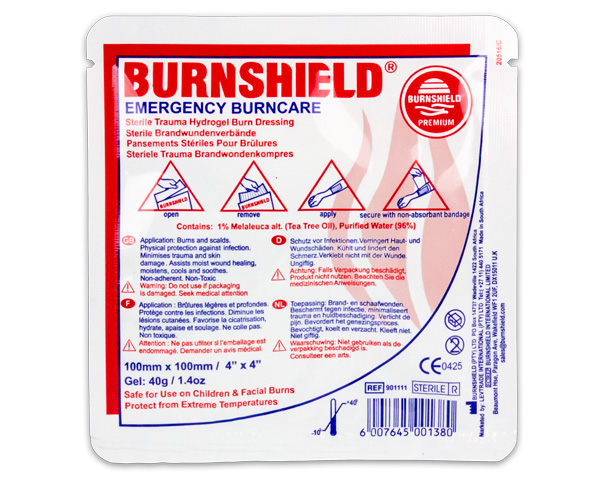Burn Dressing, 4" x 4" < Burnshield #901111 