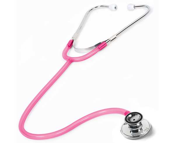 Ultra-Sensitive Dual Head Stethoscope, Adult, Frosted Magenta < Prestige Medical #S125-F-MAG 