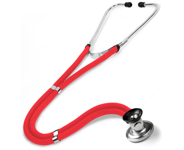 Sprague Rappaport Stethoscope, Adult, Red < Prestige Medical #S122-RED 