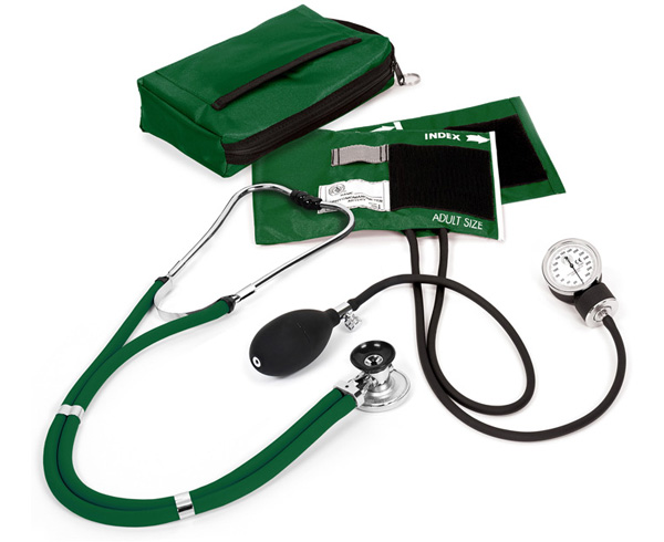 Aneroid Sphygmomanometer / Sprague-Rappaport Stethoscope Kit, Adult, Hunter < Prestige Medical #A2-HUN 