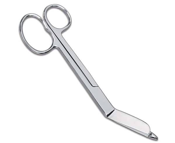 7.25" Bandage Scissor with one large ring < Prestige Medical #73 
