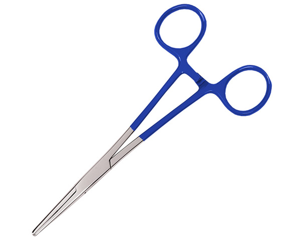 5.5" Colormate Stainless Steel Kelly Forceps in slide pack < Prestige Medical 