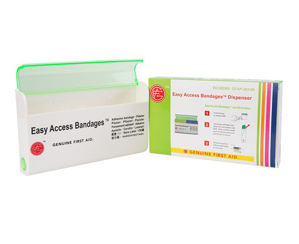 Easy Access Bandages Dispenser < Genuine First Aid #9999-2030-0 