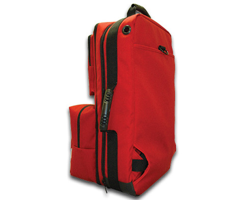 O2 Trauma AED Backpack, Red < FieldTex #911-84550RD 