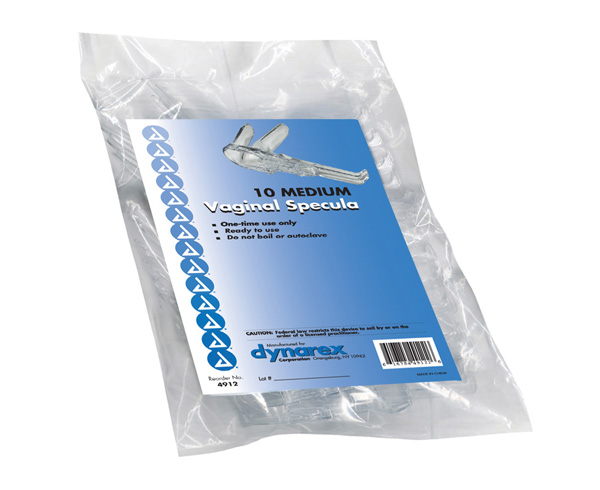 Disposable Vaginal Speculum, Pack/10 < DYNAREX #4912 