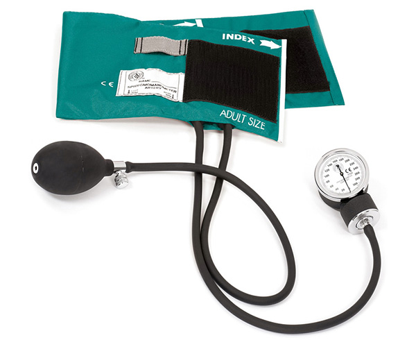 Premium Aneroid Sphygmomanometer in Box, Adult, Teal < Prestige Medical #82-TEA 