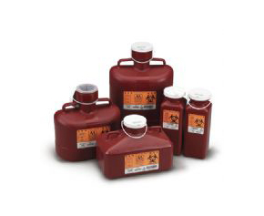 Tall Non-Stackable Sharps Container - 1.7 qt < Medical Action Industries #185 