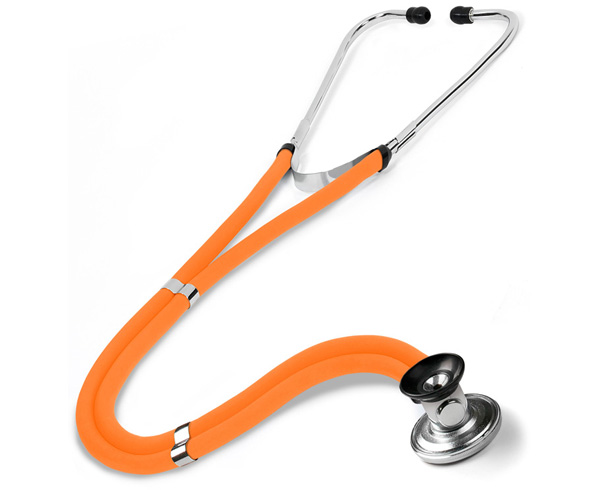 Sprague Rappaport Stethoscope, Adult, Hot Orange < Prestige Medical #S122-HOR 