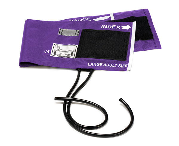 Large Adult Size Nylon Cuff and Bladder, Large Adult, Purple, Set < Prestige Medical #82-CB-OB-PUR 