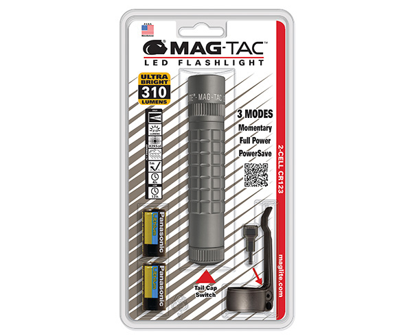 MAG-TAC LED Flashlight, 2 Cell, CR123 < Maglite 