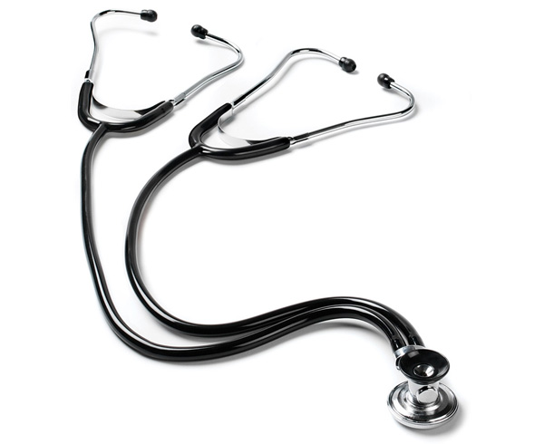 Teaching Sprague Rappaport Stethoscope, Adult, Black < Prestige Medical #S122-T 