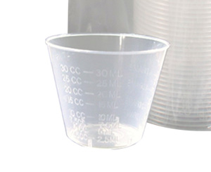 Disposable Plastic Graduated Medicine Cups, 1 oz, Sleev/100 < Dynarex #4252 
