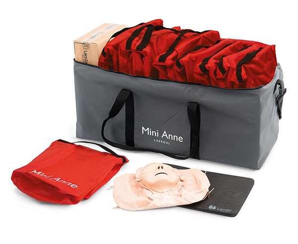 Mini Annie Plus, Bag with 10 Manikins, Light Skin < Laerdal #106-00150 