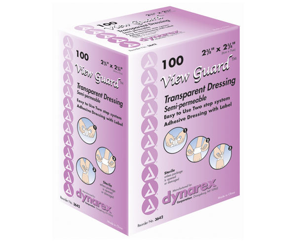 ViewGuard OP Site IV Dressing, 2" x 3" < Dynarex #3642 