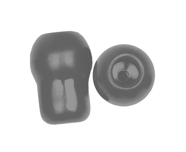 Push-On Eartips, Large, Grey, Pair < Prestige Medical #DET-SN-L-GRY 