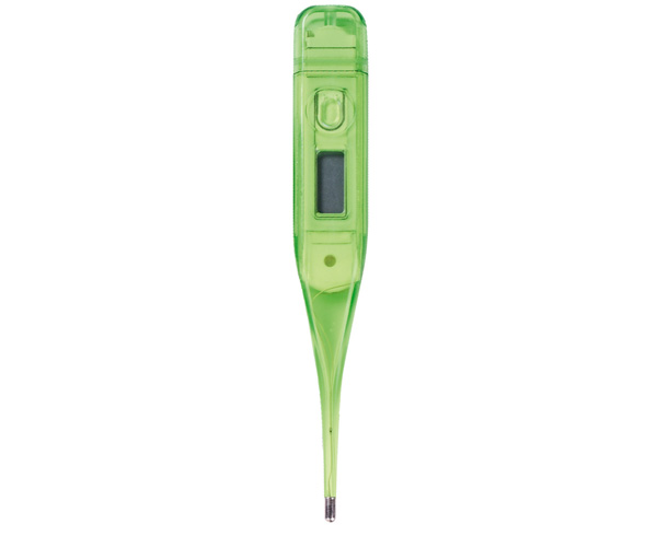 Cool Colors Digital Thermometer, Kiwi, Translucent < Prestige Medical #DT-6-KIW 