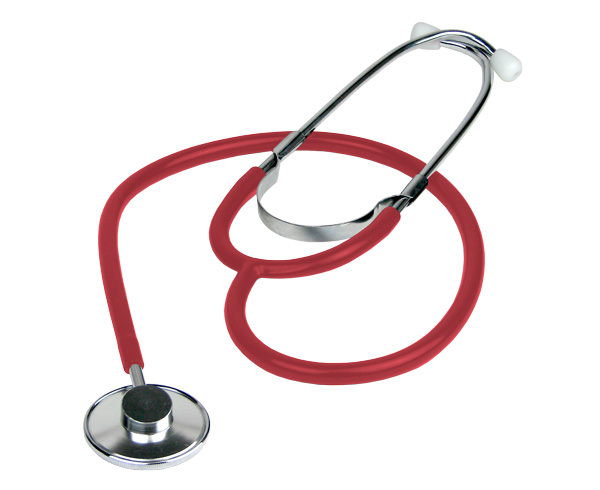 Single Head Nurse Stethoscope, Red < EverDixie #143105 