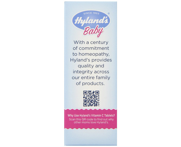 Baby Vitamin C, 125 Quick-Dissolving Tablets < Hyland's Homeopathic 