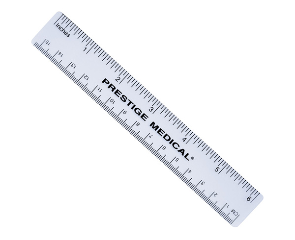 Clear Plastic Ruler < Prestige Medical #295 