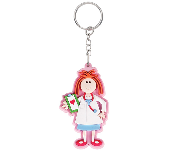 Character Key Tags, Dotty Nurse, Print < Prestige Medical #KT-DTN 