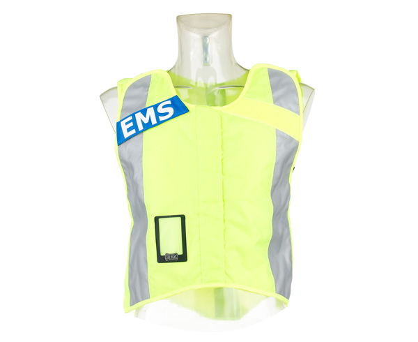 G3 Basic Safety Vest, Fluorescent W/ Ems Name Plate < StatPacks #G32000FL 