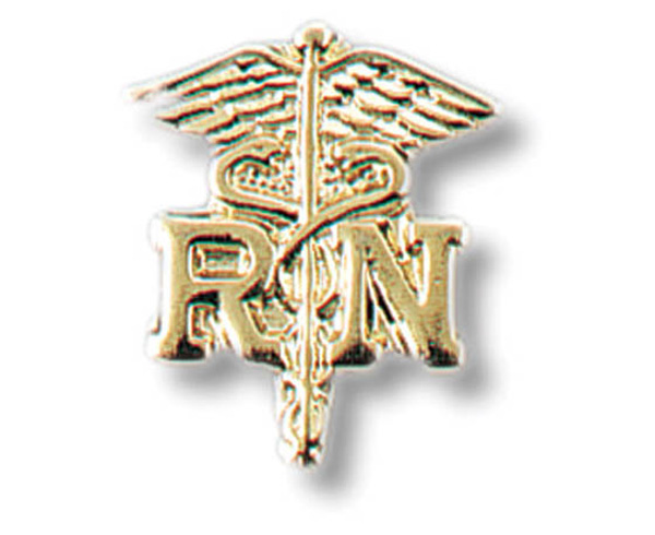 Registered Nurse Caduceus Insignia Tac, Pair < Prestige Medical #91 
