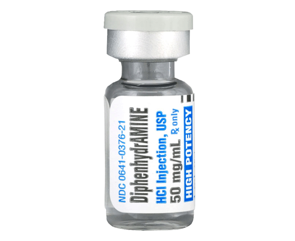 Diphenhydramine (Benadryl) 50mg/ml - 1ml Vial < Baxter 