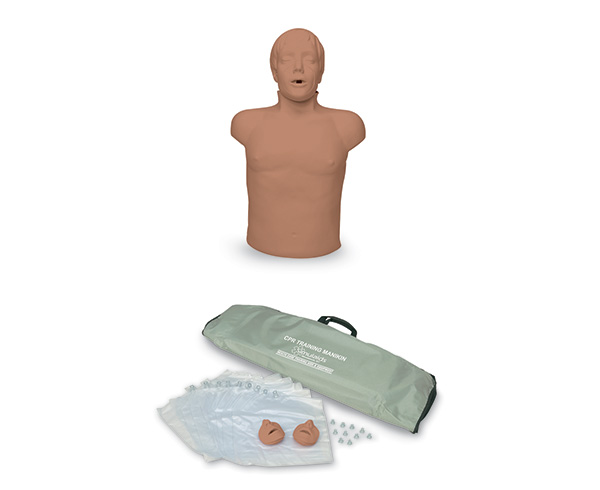 Brad CPR Manikin w/Carry Bag, Ethnic < simulaids #2801 E 