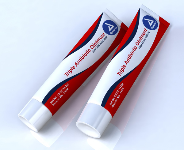 Triple Antibiotic Ointment - 1/2 Oz Tube < Dynarex #1184 